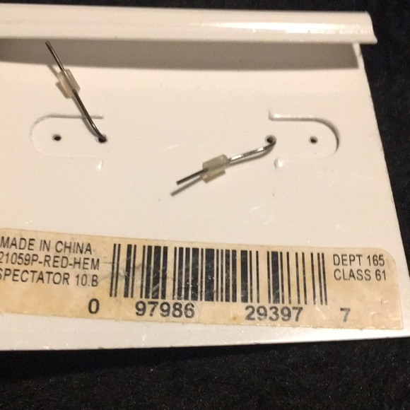 Studio Works red drop earrings new with tags - Picture 2 of 2